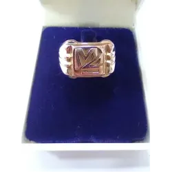 Chevalière en or jaune 18 carats