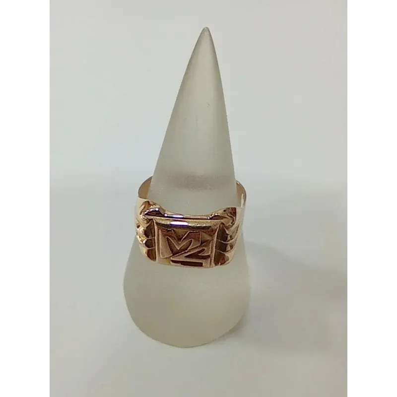 Chevalière en or jaune 18 carats