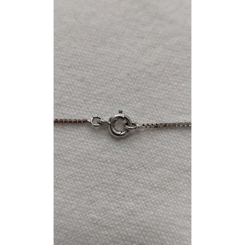 Collier en or blanc et diamant