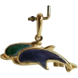 Pendentif en or jaune Motifs Animaliers