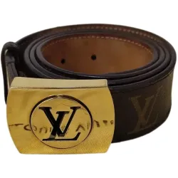 Ceinture Louis Vuitton Monogram & Boucle Dorée