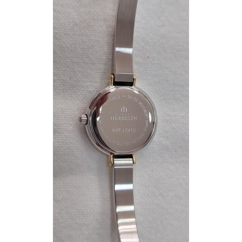 Montre femme Michel Herbelin – acier & plaqué or