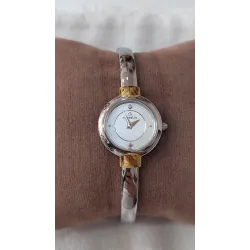 Montre femme Michel Herbelin – acier & plaqué or