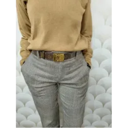 Ceinture Louis Vuitton Monogram & Boucle Dorée