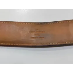 Ceinture Louis Vuitton Monogram & Boucle Dorée