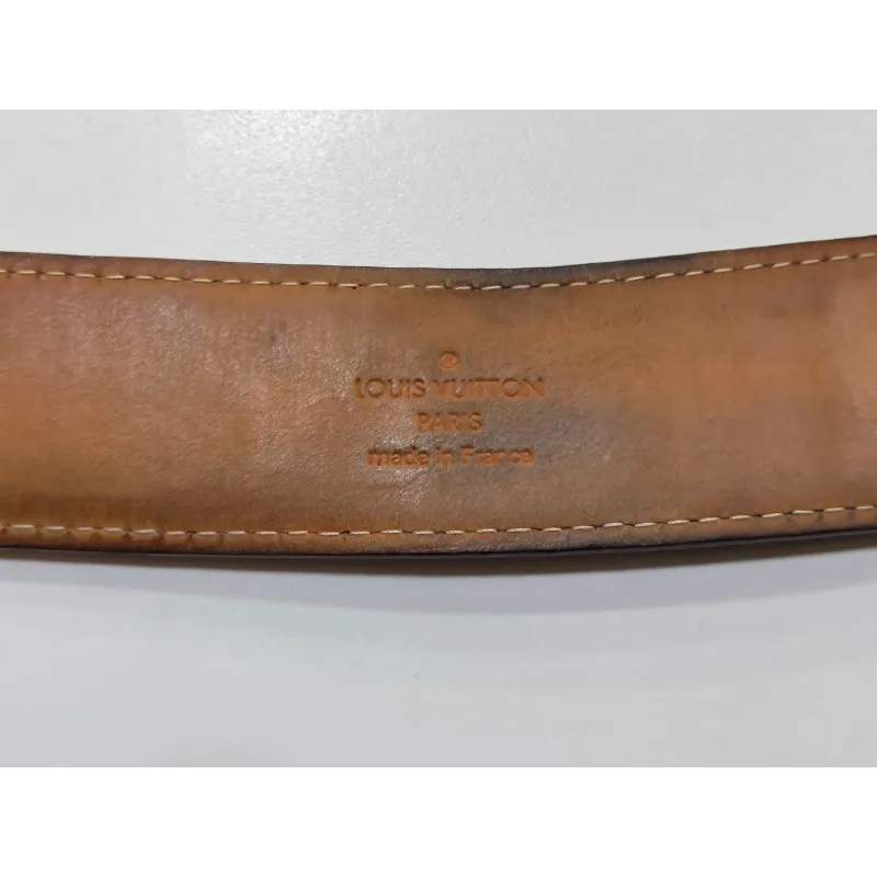 Ceinture Louis Vuitton Monogram & Boucle Dorée