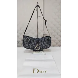 Dior - Sac à main en toile Trotter