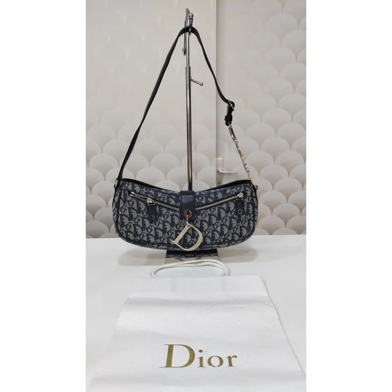 Dior - Sac à main en toile Trotter