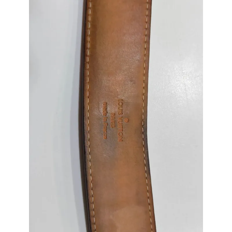 Ceinture Louis Vuitton Monogram & Boucle Dorée
