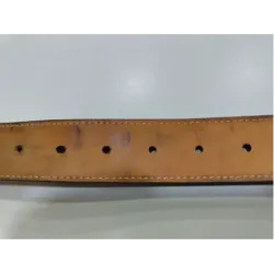 Ceinture Louis Vuitton Monogram & Boucle Dorée