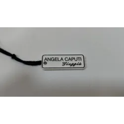 Angela Caputi – Bracelet large en résine noire