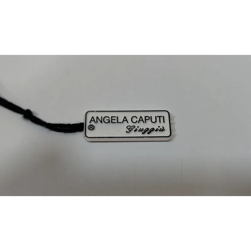 Angela Caputi – Bracelet large en résine noire