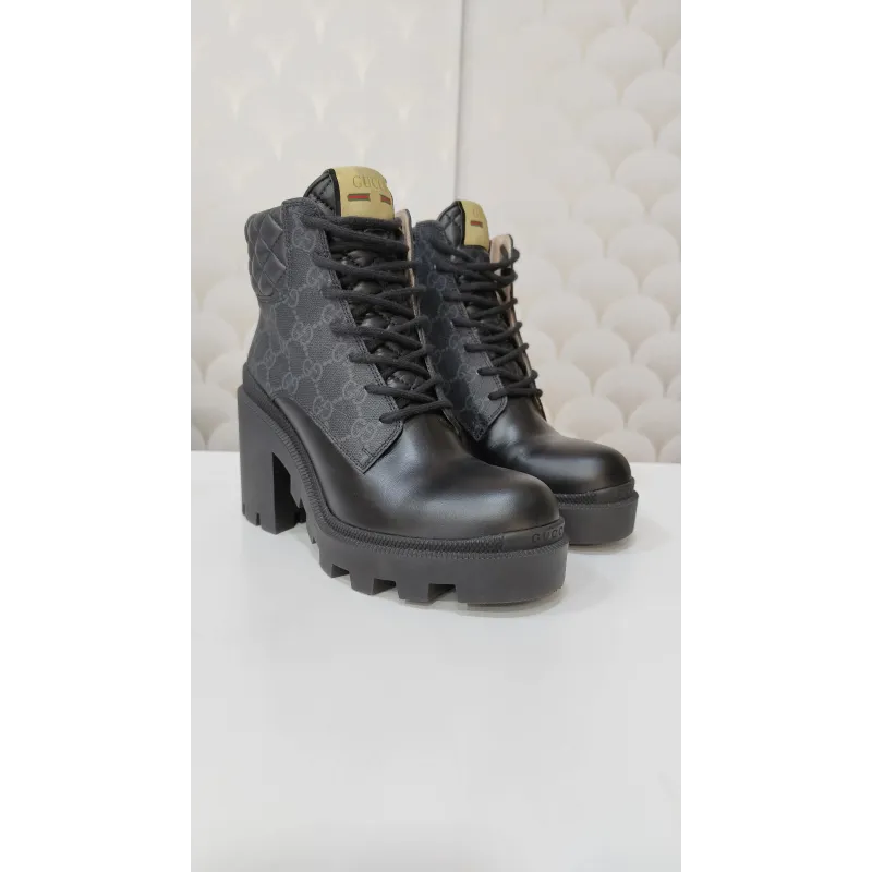 Gucci - Bottes en cuir 37.5