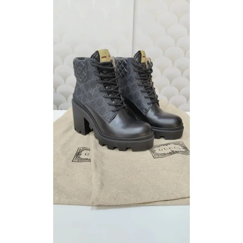 Gucci - Bottes en cuir 37.5
