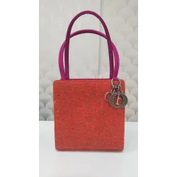 Dior - Sac à main en tweed Lady Dior