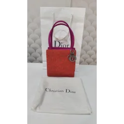 Dior - Sac à main en tweed Lady Dior