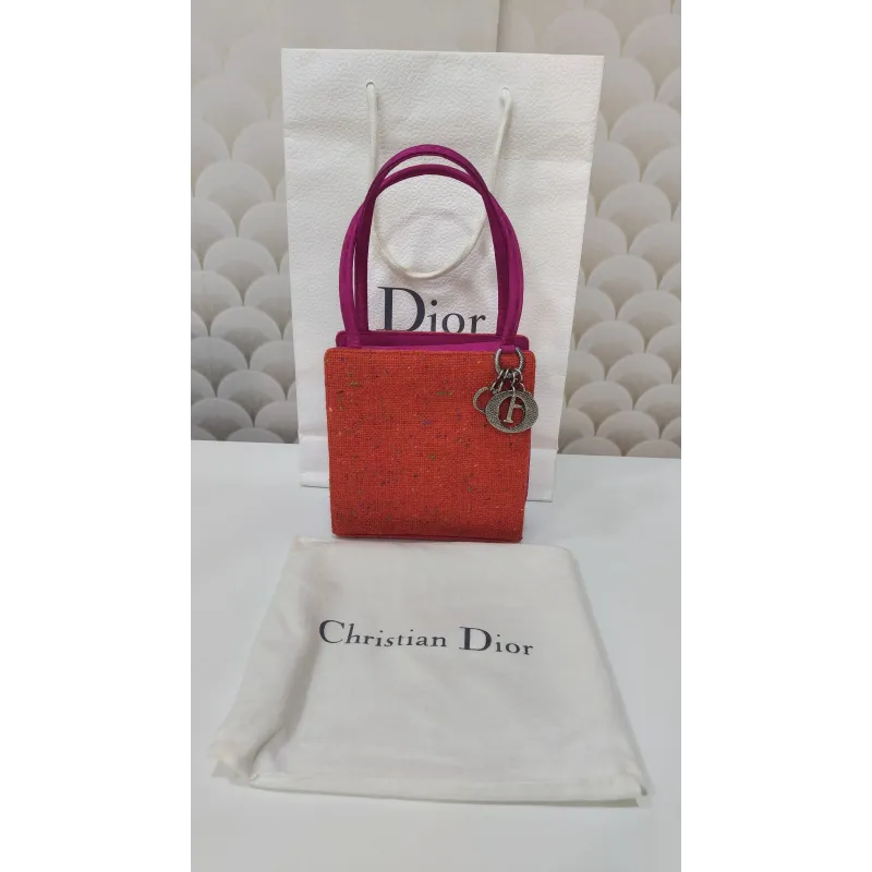 Dior - Sac à main en tweed Lady Dior